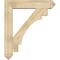Ekena Millwork Merced Arts and Crafts Rough Sawn Bracket w/ Offset Brace, Douglas Fir, 8"W x 38"D x 44"H BKT0806X38X44MRC03RDF - alternate 4